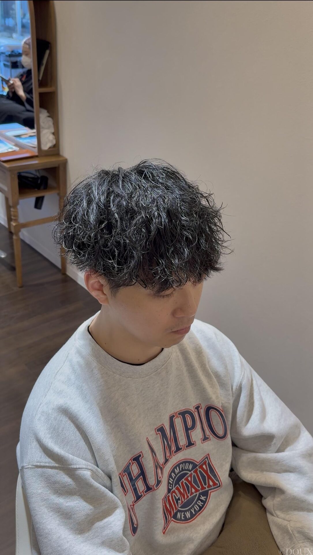 セットが苦手でもカッコいい。ノーセットでも決まる刈り上げマッシュ×ツイストスパイラルパーマ/高根沢町美容室