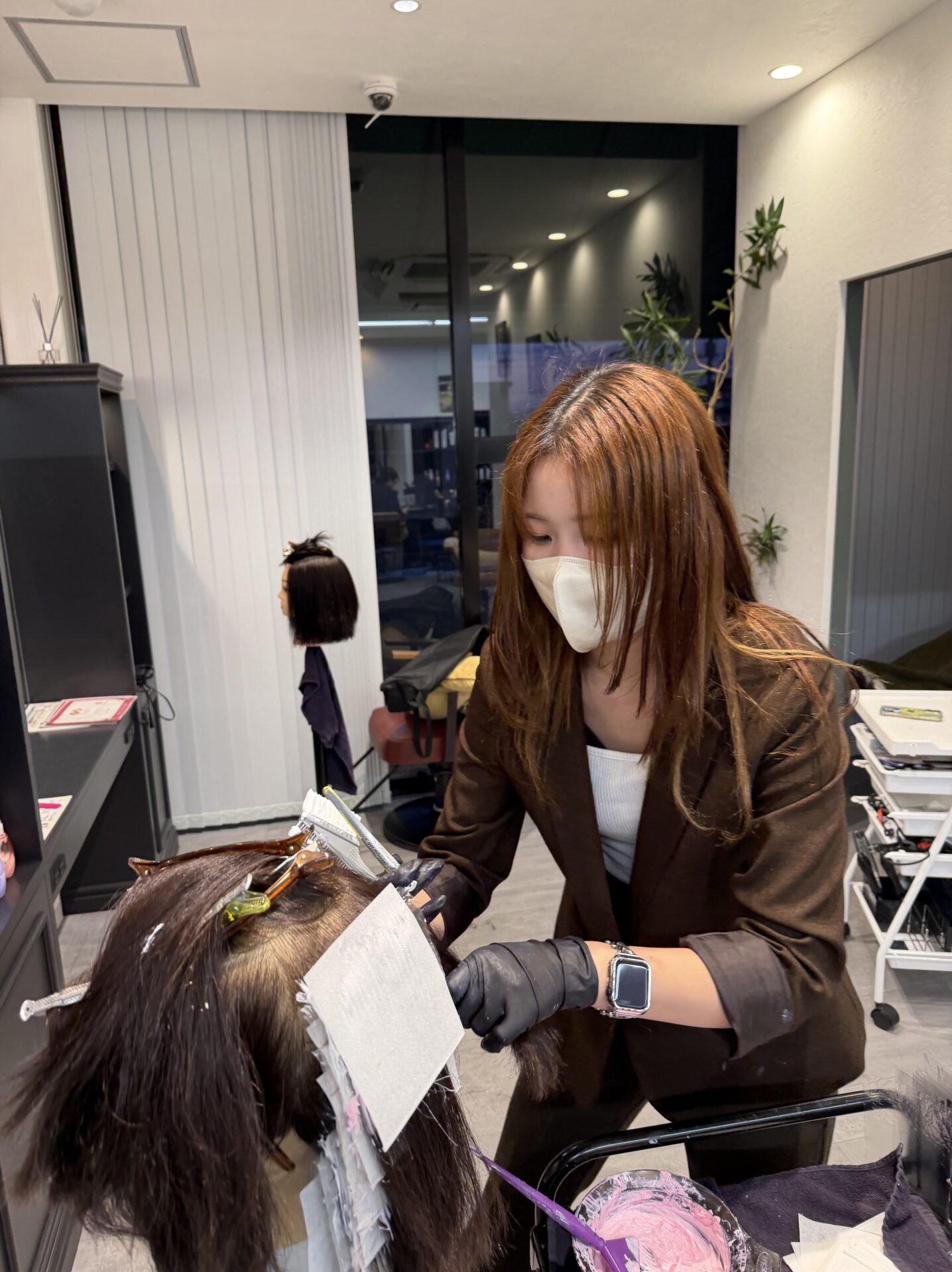 【宇都宮 美容室】営業時間内も練習するDOUXの教育と技術へのこだわり