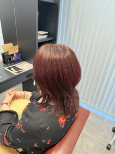 宇都宮白髪染め｜隠すから活かすへ。ボルドーデザインカラー