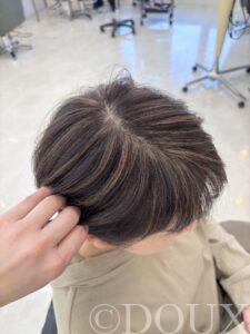 馴染むハイライト/白髪ぼかし