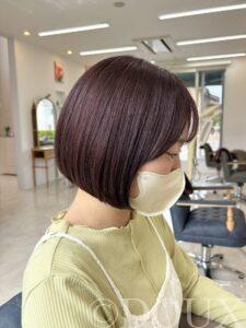 ラベンダーベージュ/暖色ブラウン